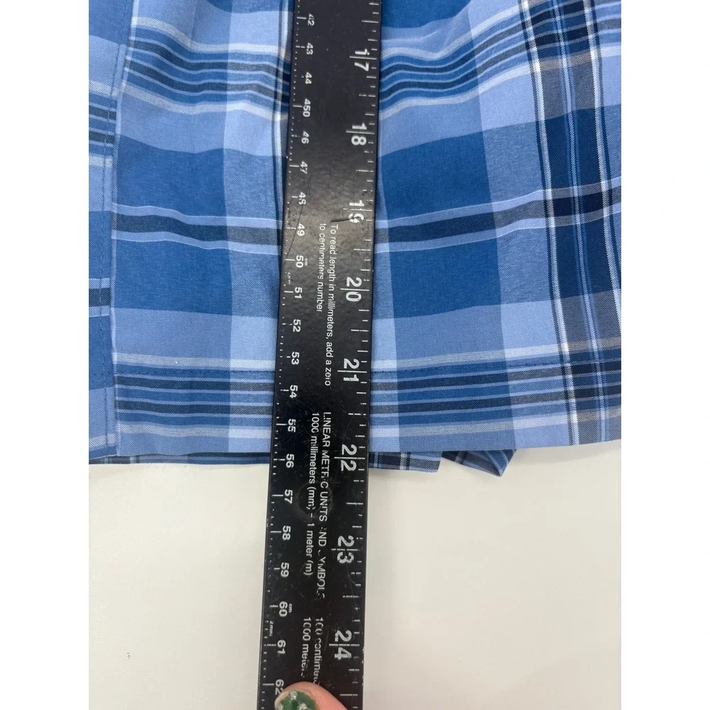 Jack Nicklaus Men's Plaid Golf Shorts Blue‎ Classic Fit Size Tag 5506